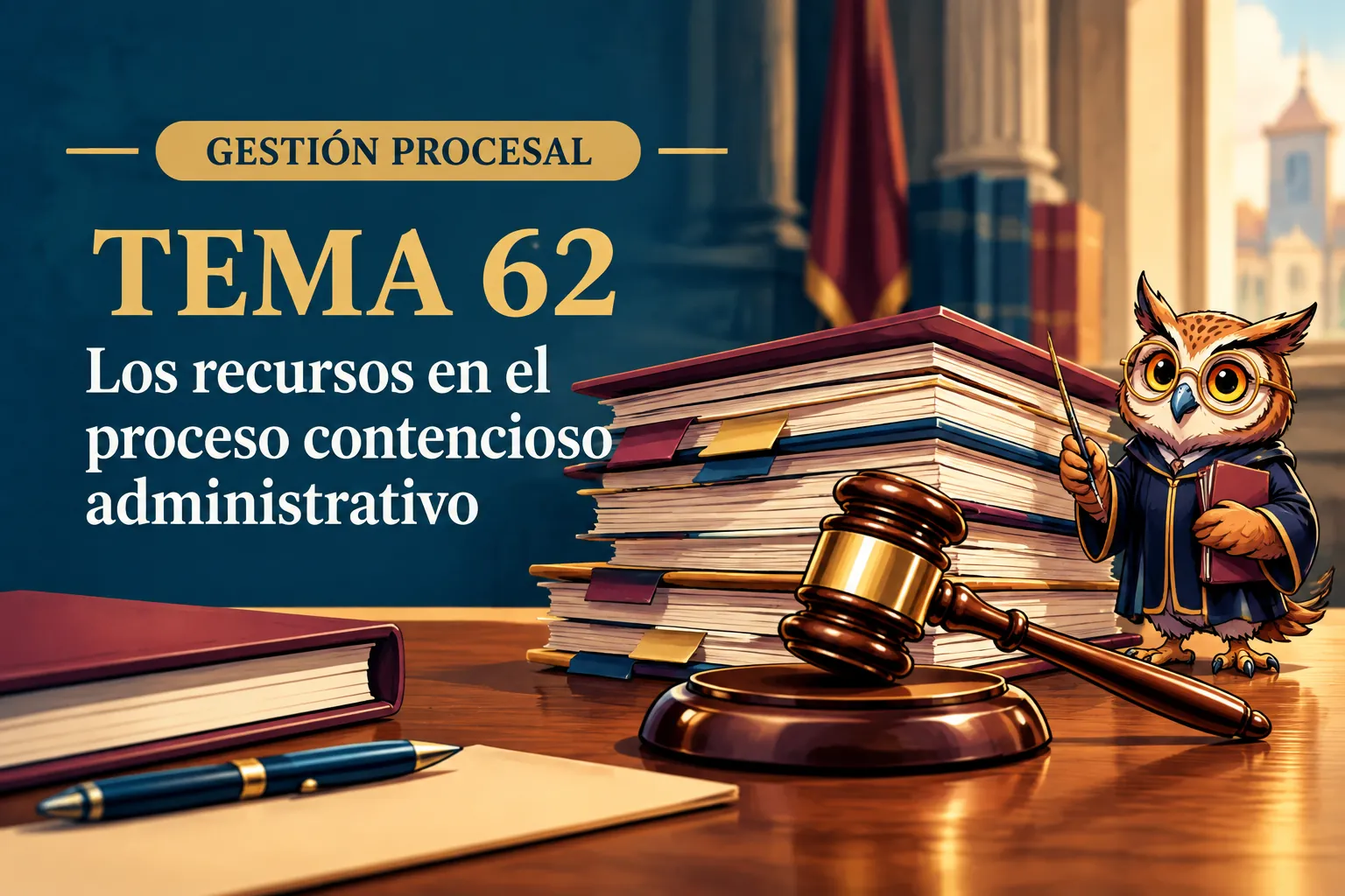 Miniatura del tema 62: Los recursos en el proceso contencioso administrativo