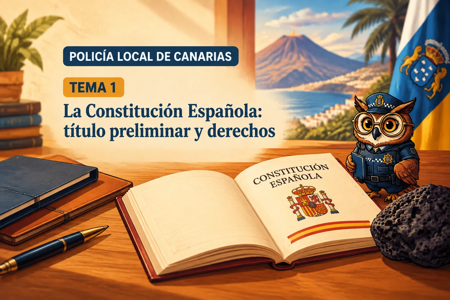 Miniatura del tema 1: La Constitución Española: título preliminar y derechos