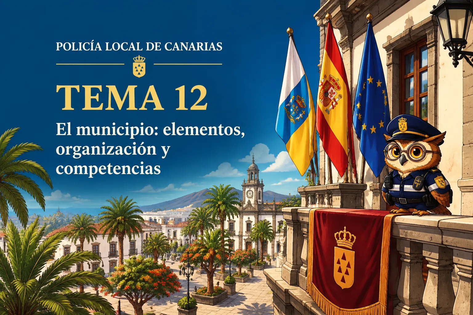 Miniatura del tema 12: El municipio: elementos, organización y competencias
