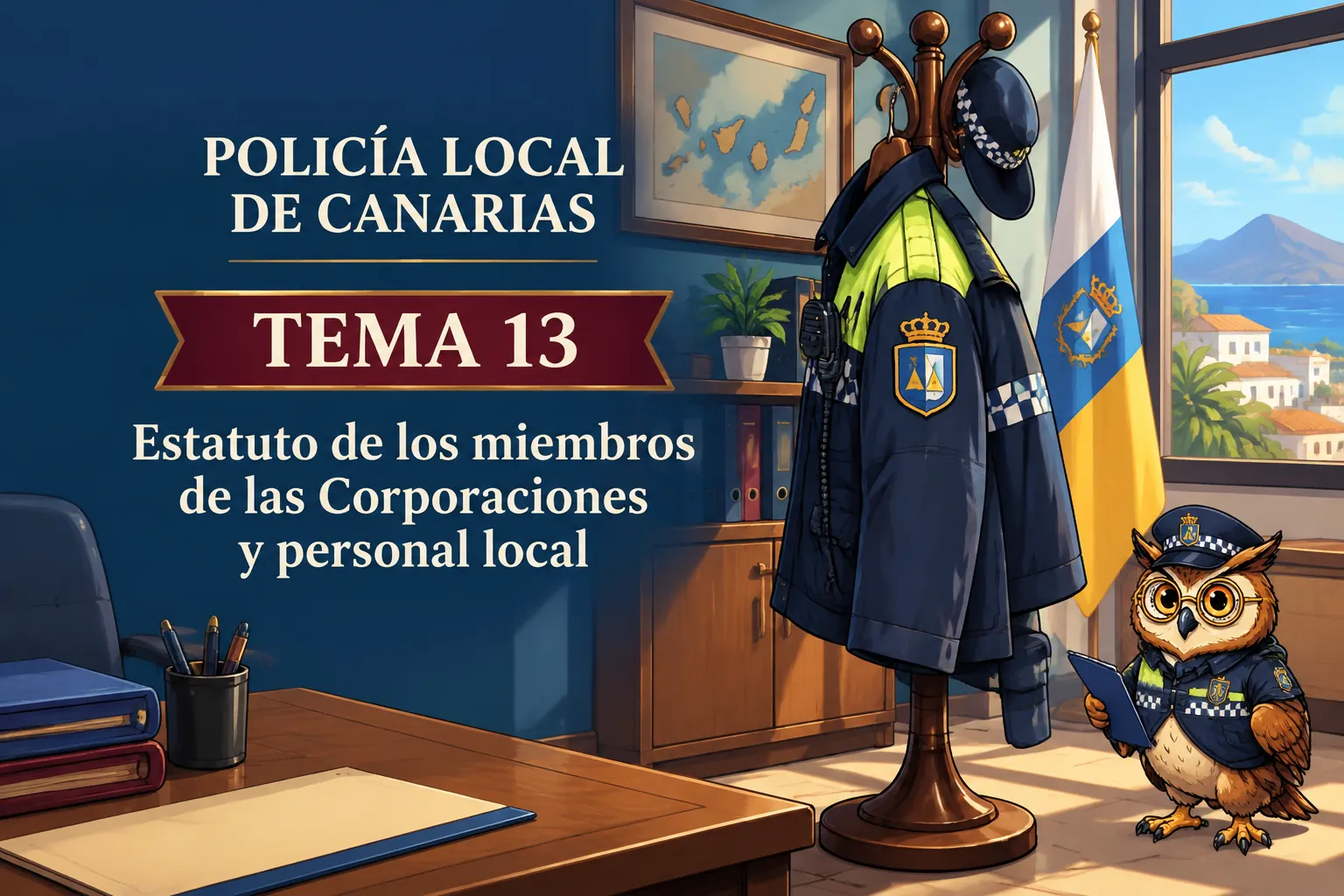Miniatura del tema 13: Estatuto de los miembros de las Corporaciones y personal local