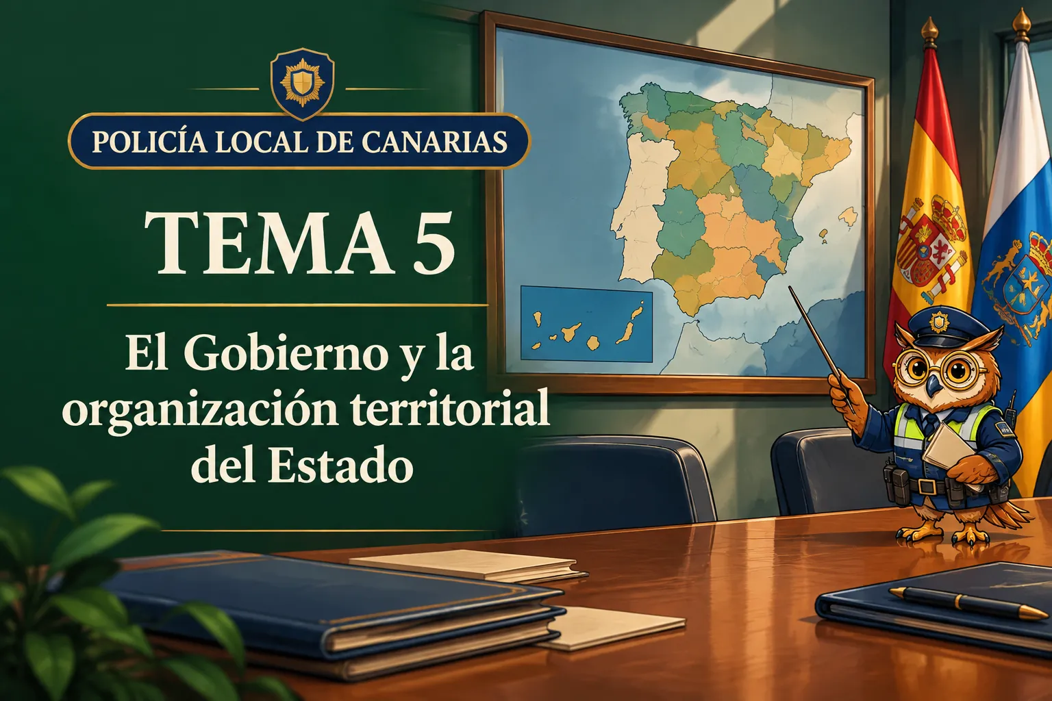 Miniatura del tema 5: El Gobierno y la organización territorial del Estado