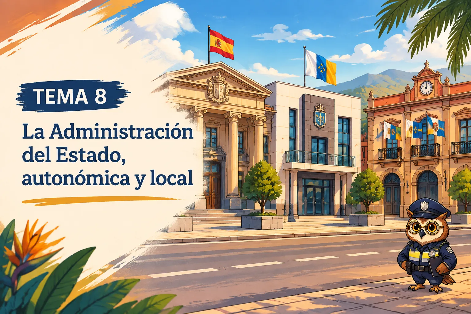 Miniatura del tema 8: La Administración del Estado, autonómica y local