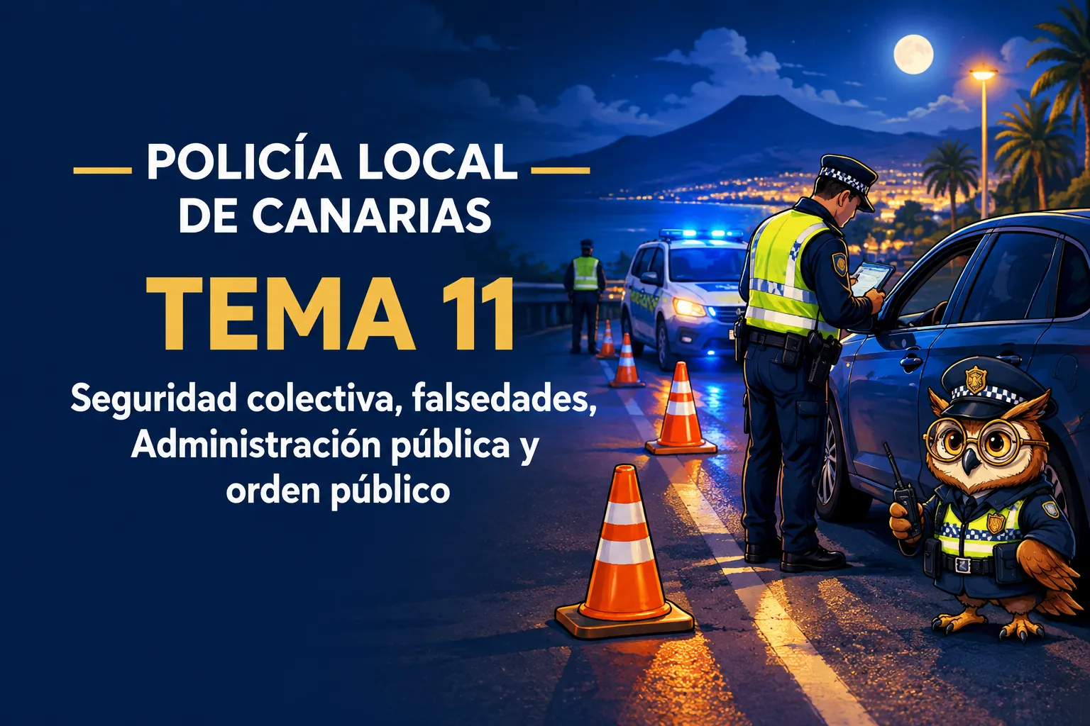 Miniatura del tema 11: Seguridad colectiva, falsedades, Administración pública y orden público