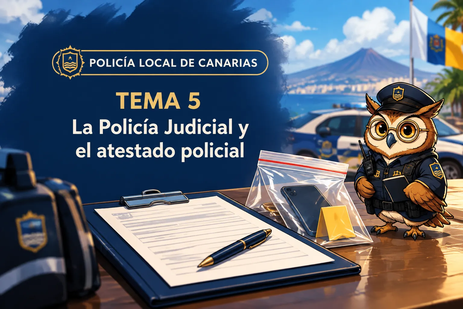 Miniatura del tema 5: La Policía Judicial y el atestado policial