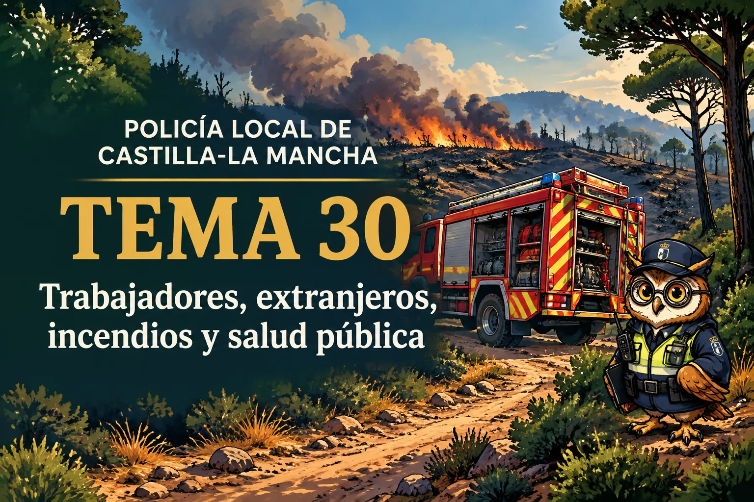 Miniatura del tema 30: Trabajadores, extranjeros, incendios y salud pública