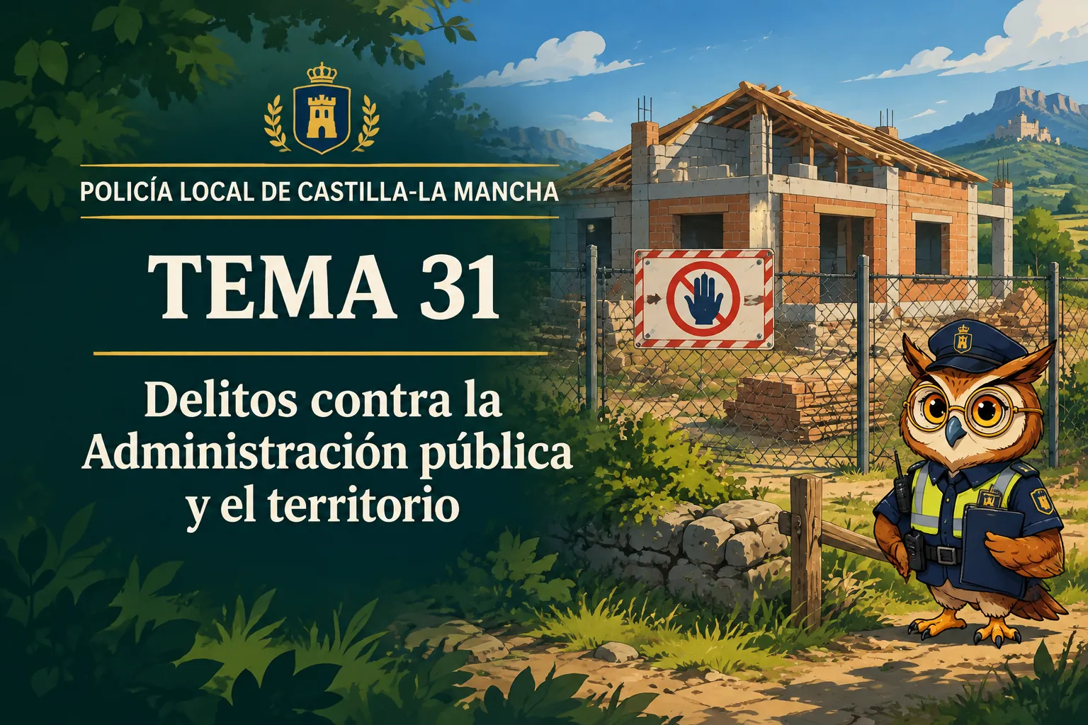 Miniatura del tema 31: Delitos contra la Administración pública y el territorio