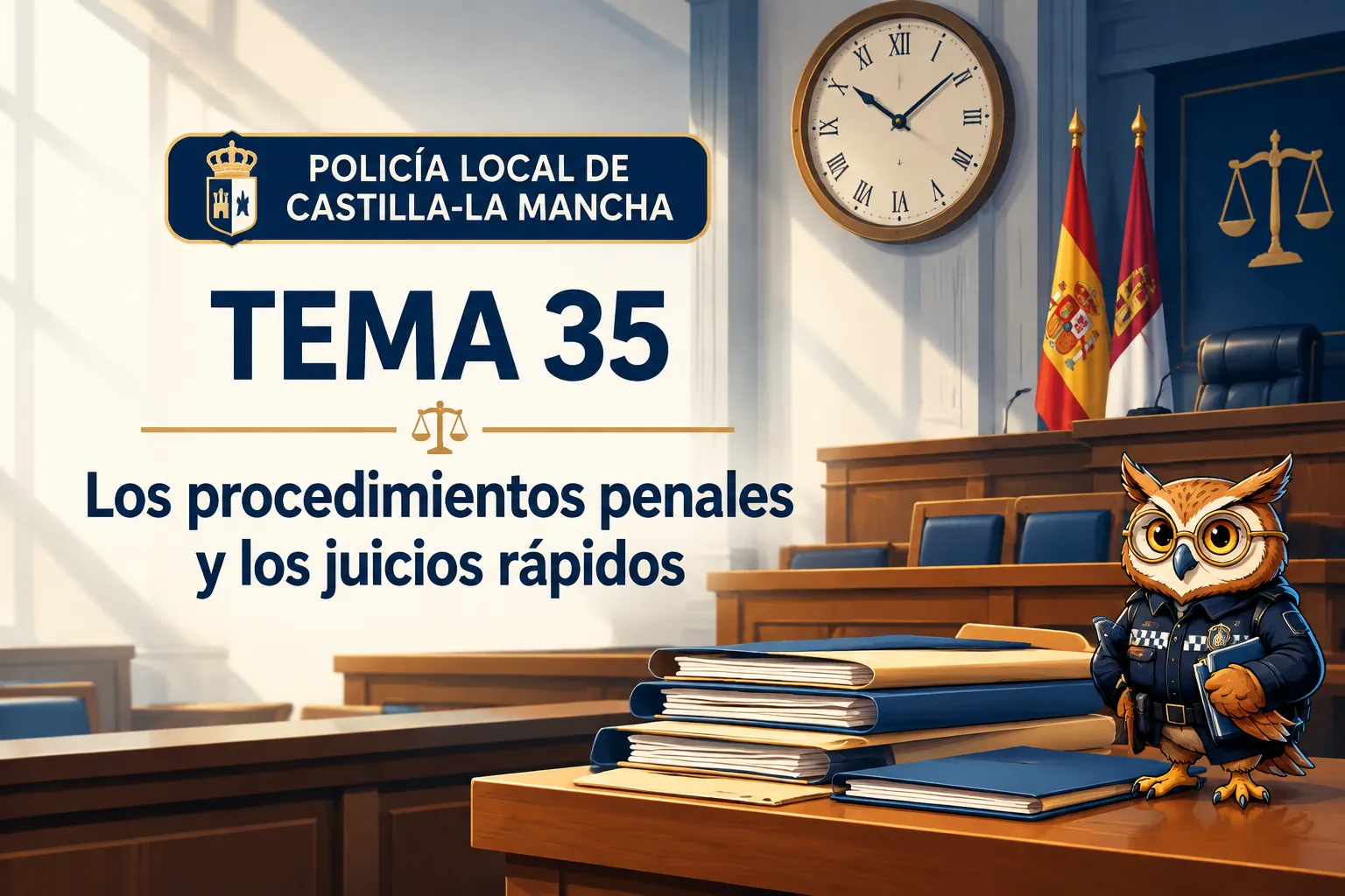 Miniatura del tema 35: Los procedimientos penales y los juicios rápidos
