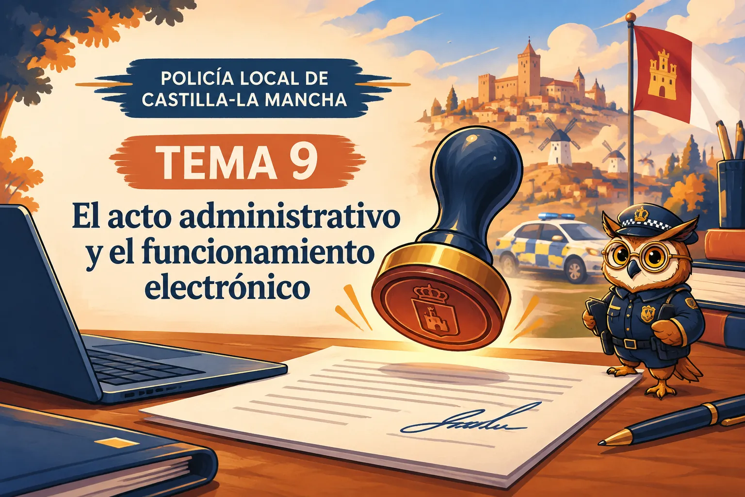 Miniatura del tema 9: El acto administrativo y el funcionamiento electrónico