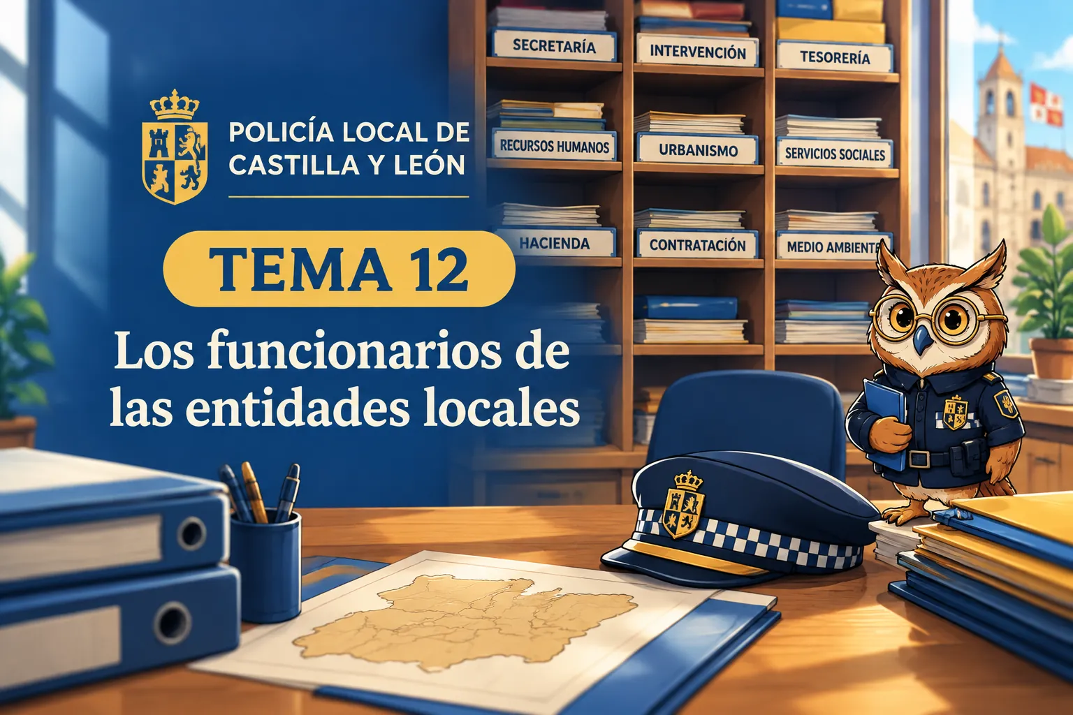 Miniatura del tema 12: Los funcionarios de las entidades locales