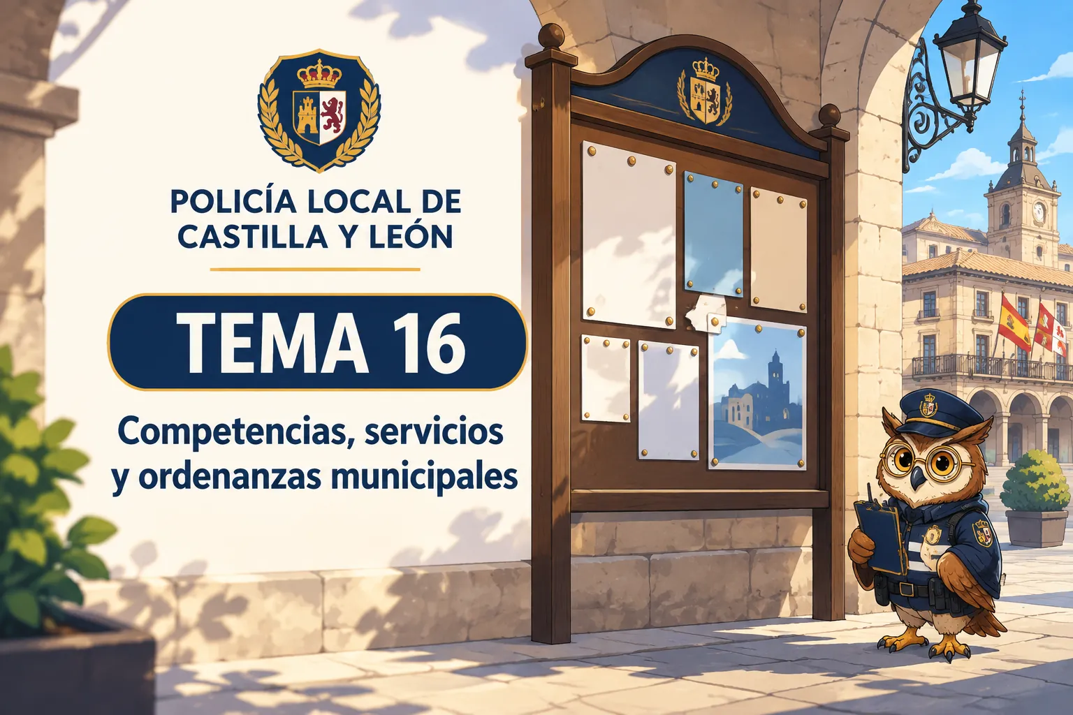 Miniatura del tema 16: Competencias, servicios y ordenanzas municipales