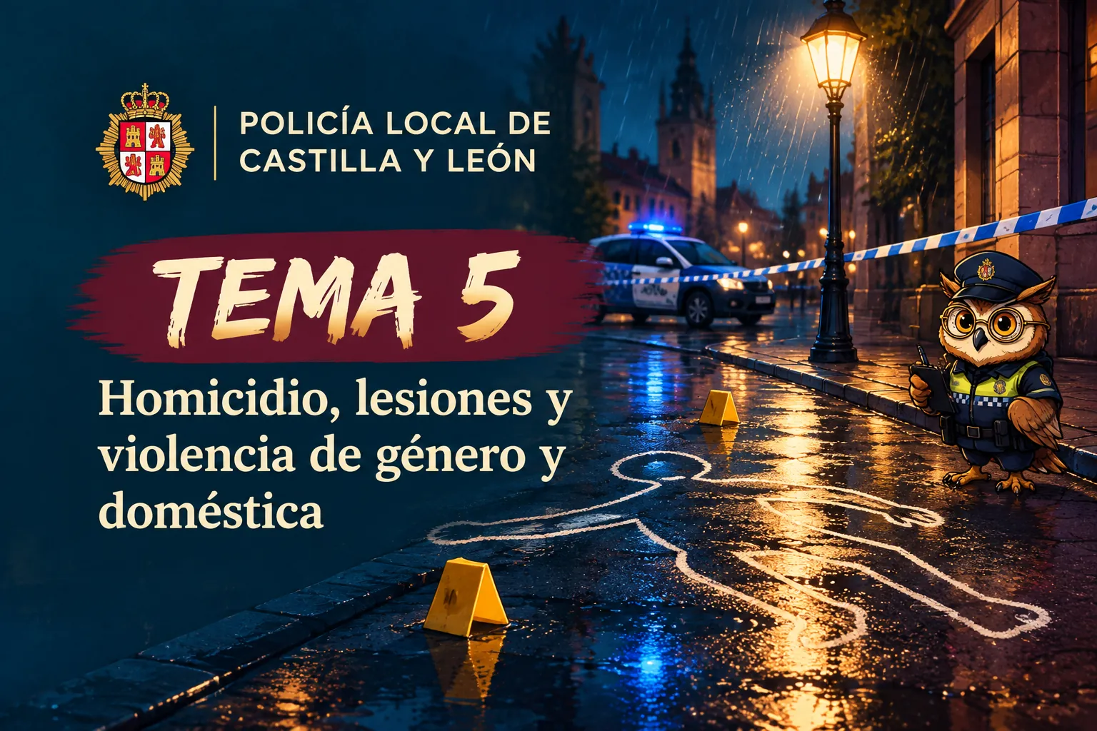 Miniatura del tema 5: Homicidio, lesiones y violencia de género y doméstica
