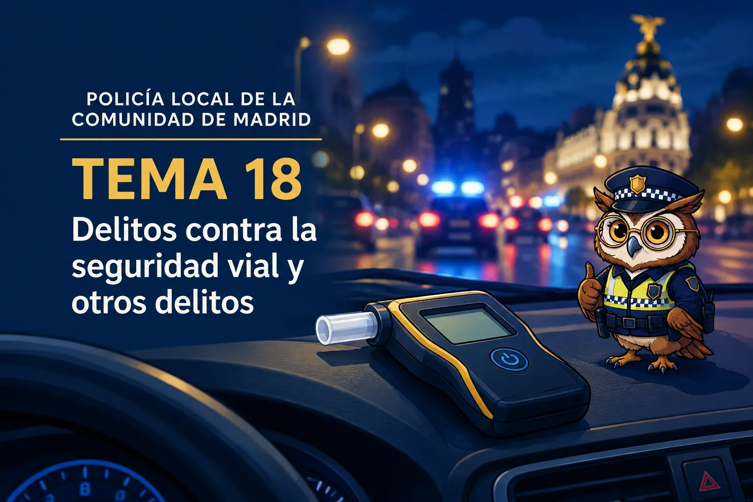 Miniatura del tema 18: Delitos contra la seguridad vial y otros delitos