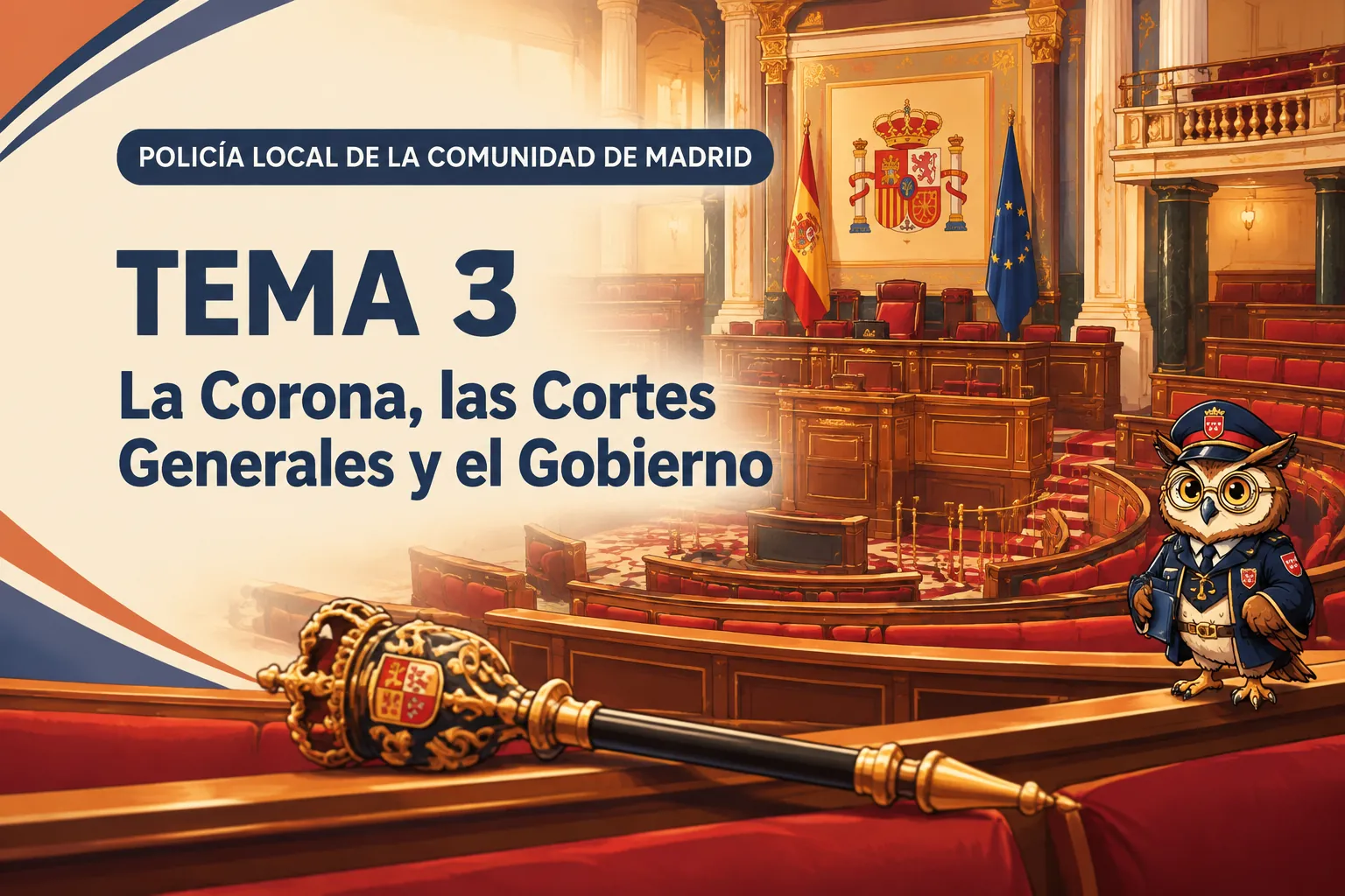 Miniatura del tema 3: La Corona, las Cortes Generales y el Gobierno