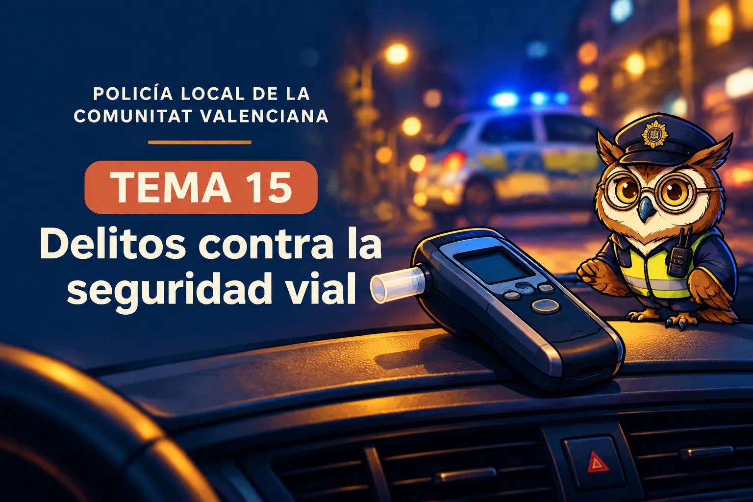 Miniatura del tema 15: Delitos contra la seguridad vial