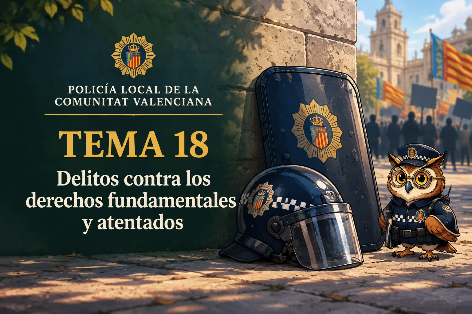 Miniatura del tema 18: Delitos contra los derechos fundamentales y atentados