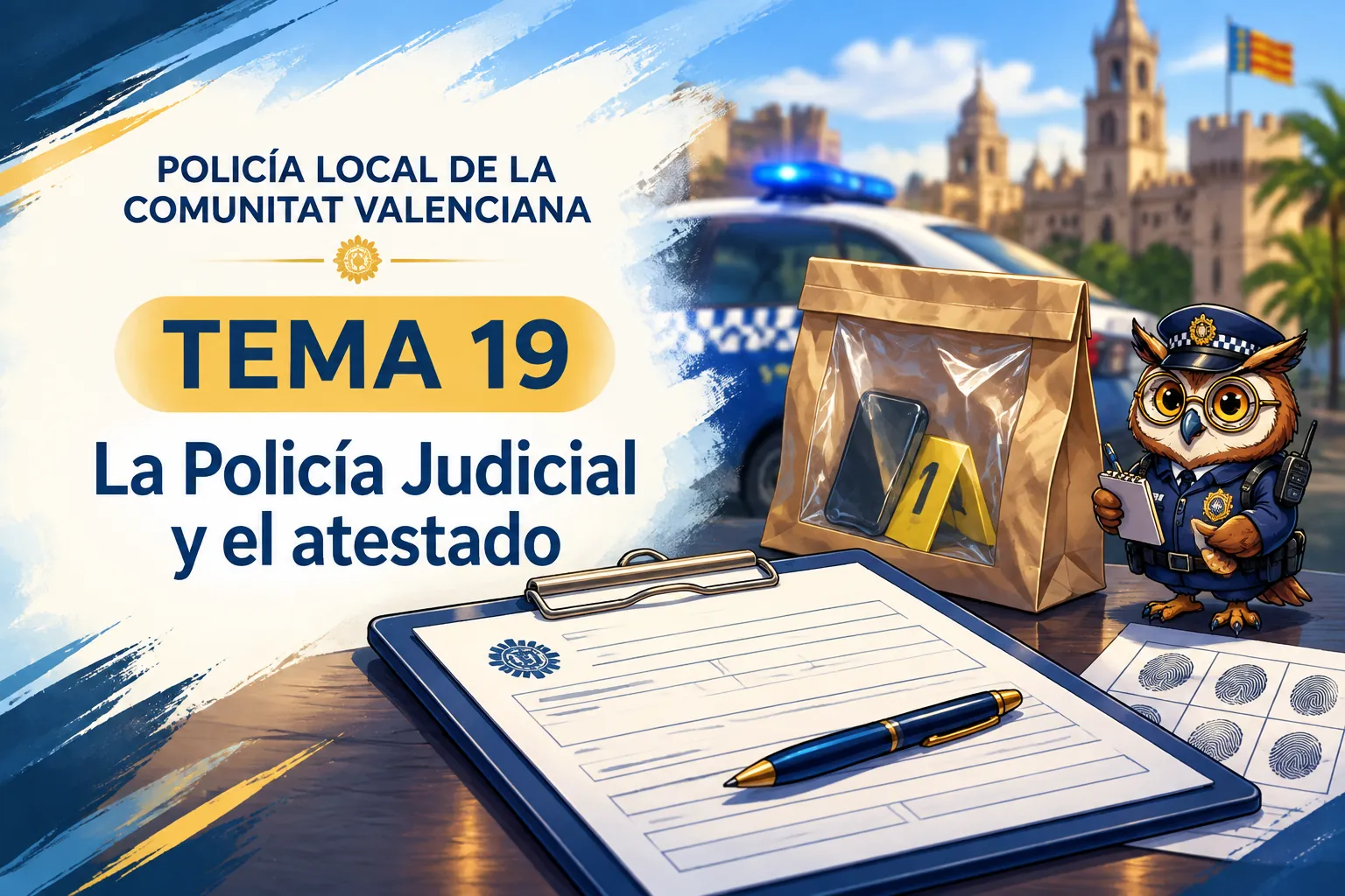 Miniatura del tema 19: La Policía Judicial y el atestado