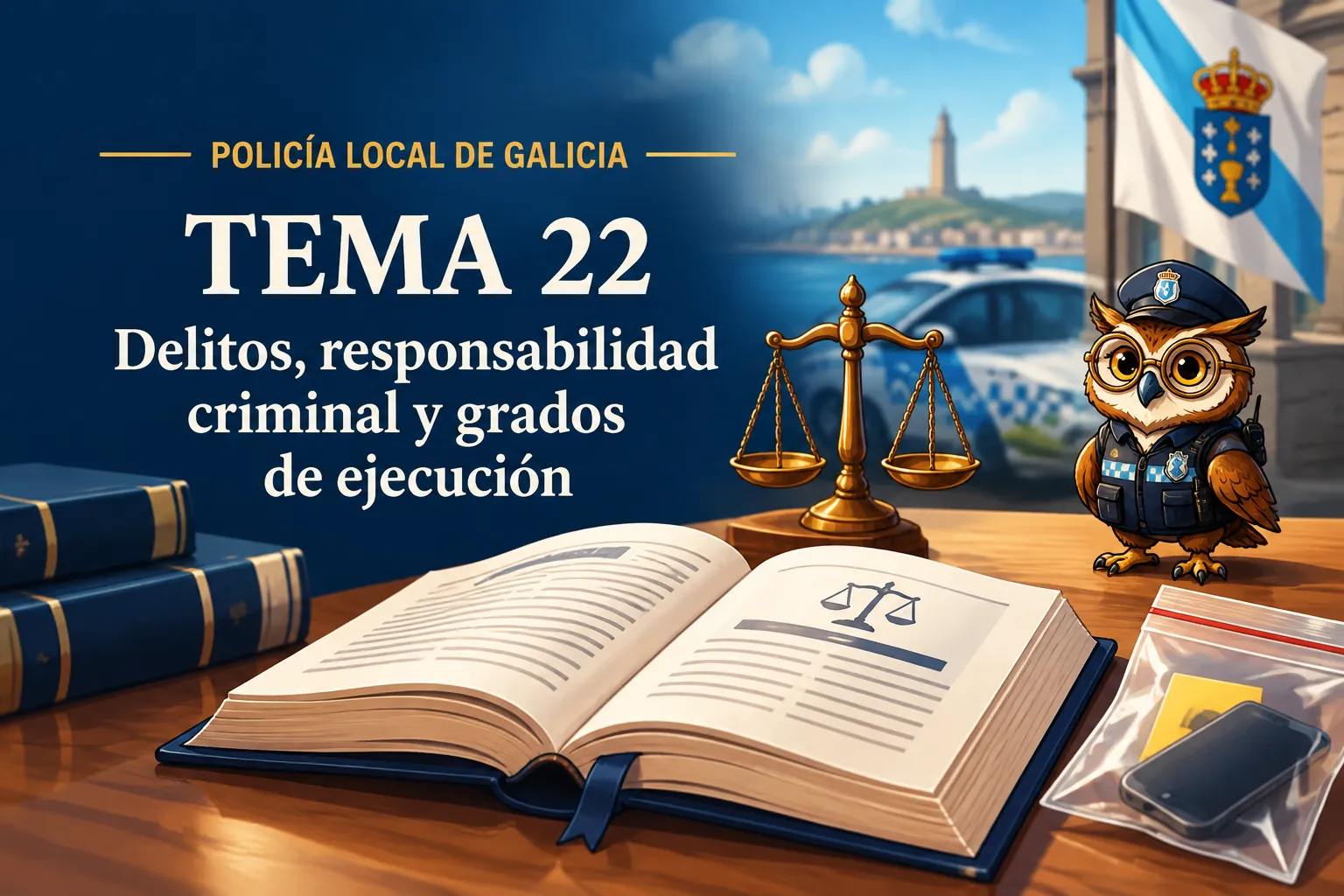 Miniatura del tema 22: Delitos, responsabilidad criminal y grados de ejecución