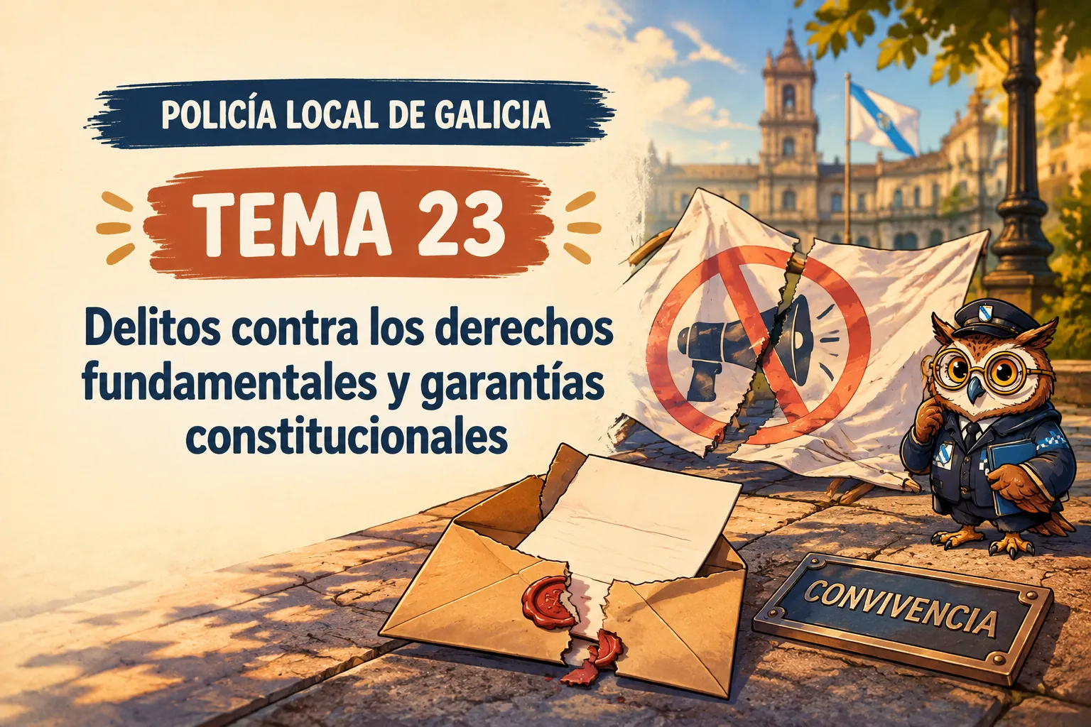 Miniatura del tema 23: Delitos contra los derechos fundamentales y garantías constitucionales