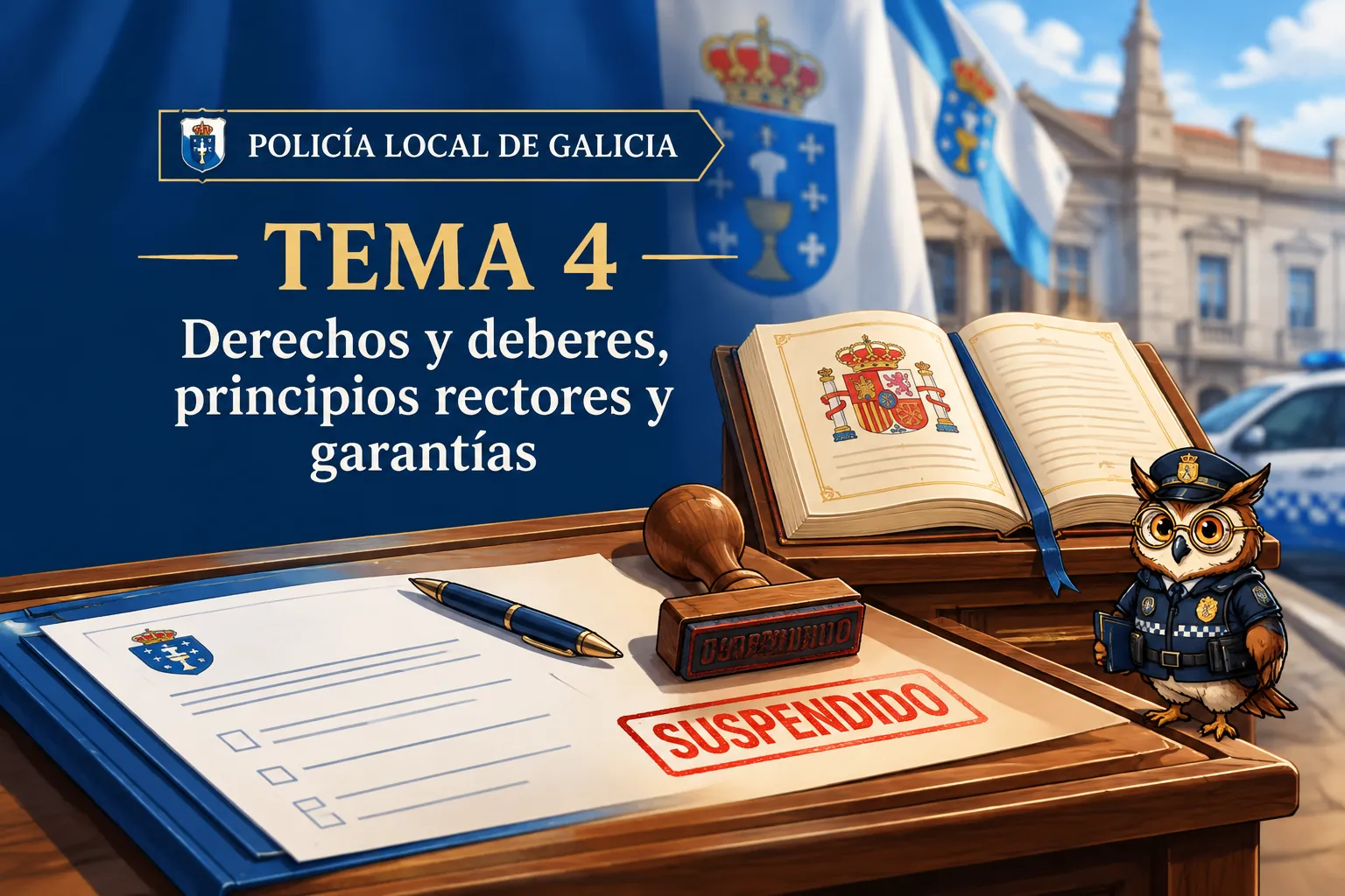 Miniatura del tema 4: Derechos y deberes, principios rectores y garantías