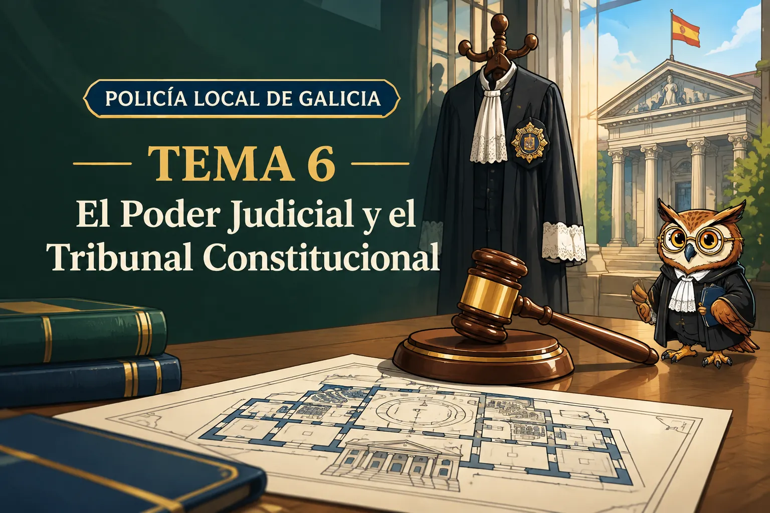Miniatura del tema 6: El Poder Judicial y el Tribunal Constitucional