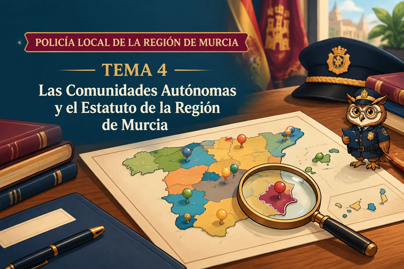 Miniatura del tema 4: Las Comunidades Autónomas y el Estatuto de la Región de Murcia