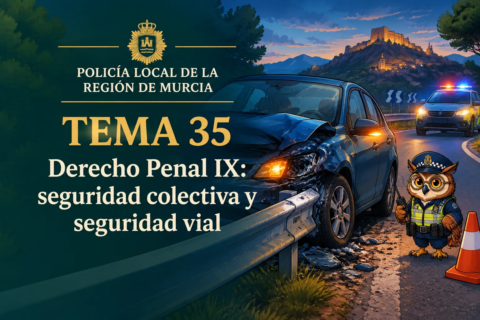 Miniatura del tema 35: Derecho Penal IX: seguridad colectiva y seguridad vial
