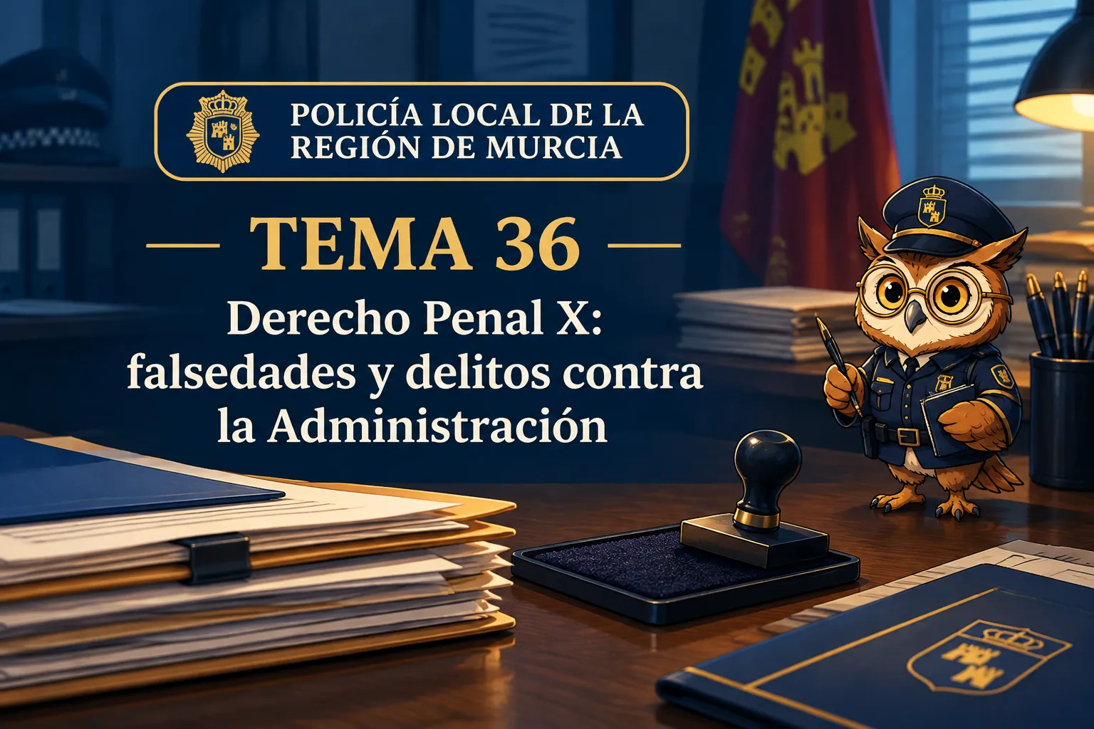 Miniatura del tema 36: Derecho Penal X: falsedades y delitos contra la Administración