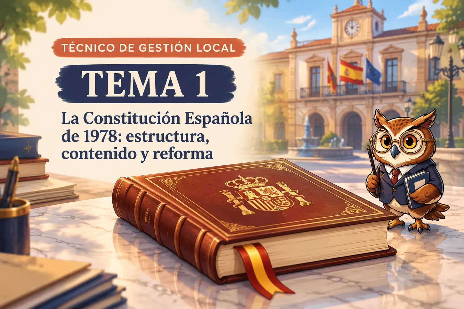Miniatura del tema 1: La Constitución Española de 1978: estructura, contenido y reforma