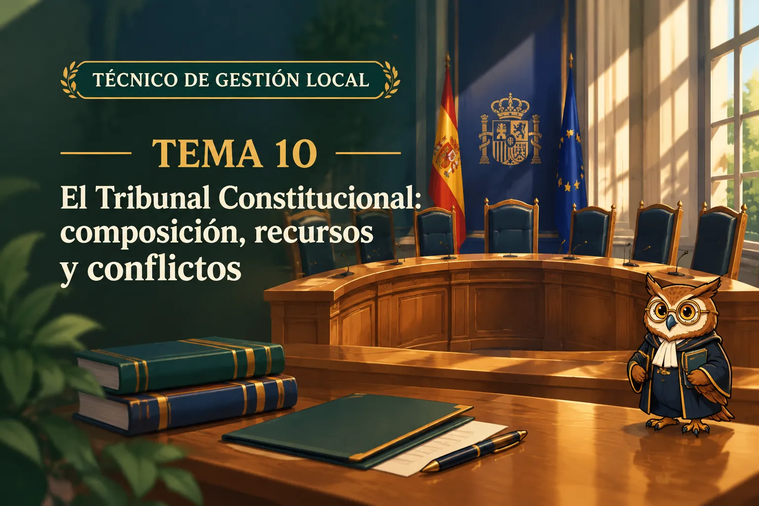 Miniatura del tema 10: El Tribunal Constitucional: composición, recursos y conflictos