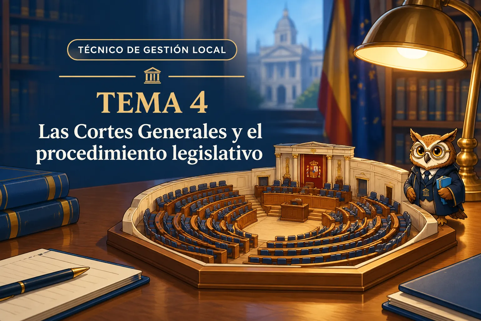 Miniatura del tema 4: Las Cortes Generales y el procedimiento legislativo