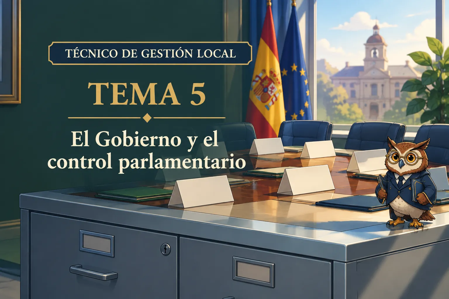 Miniatura del tema 5: El Gobierno y el control parlamentario
