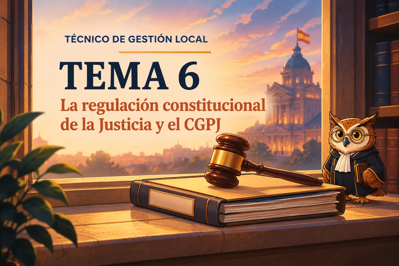 Miniatura del tema 6: La regulación constitucional de la Justicia y el CGPJ