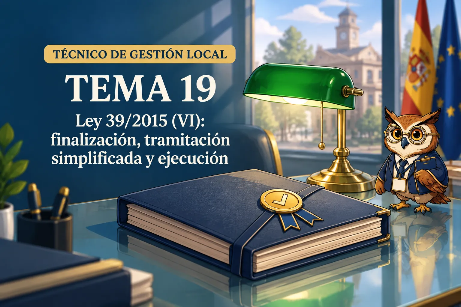 Miniatura del tema 19: Ley 39/2015 (VI): finalización, tramitación simplificada y ejecución