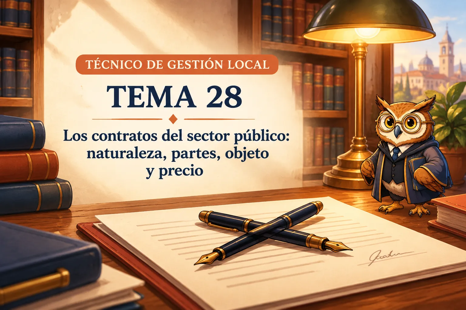 Miniatura del tema 28: Los contratos del sector público: naturaleza, partes, objeto y precio