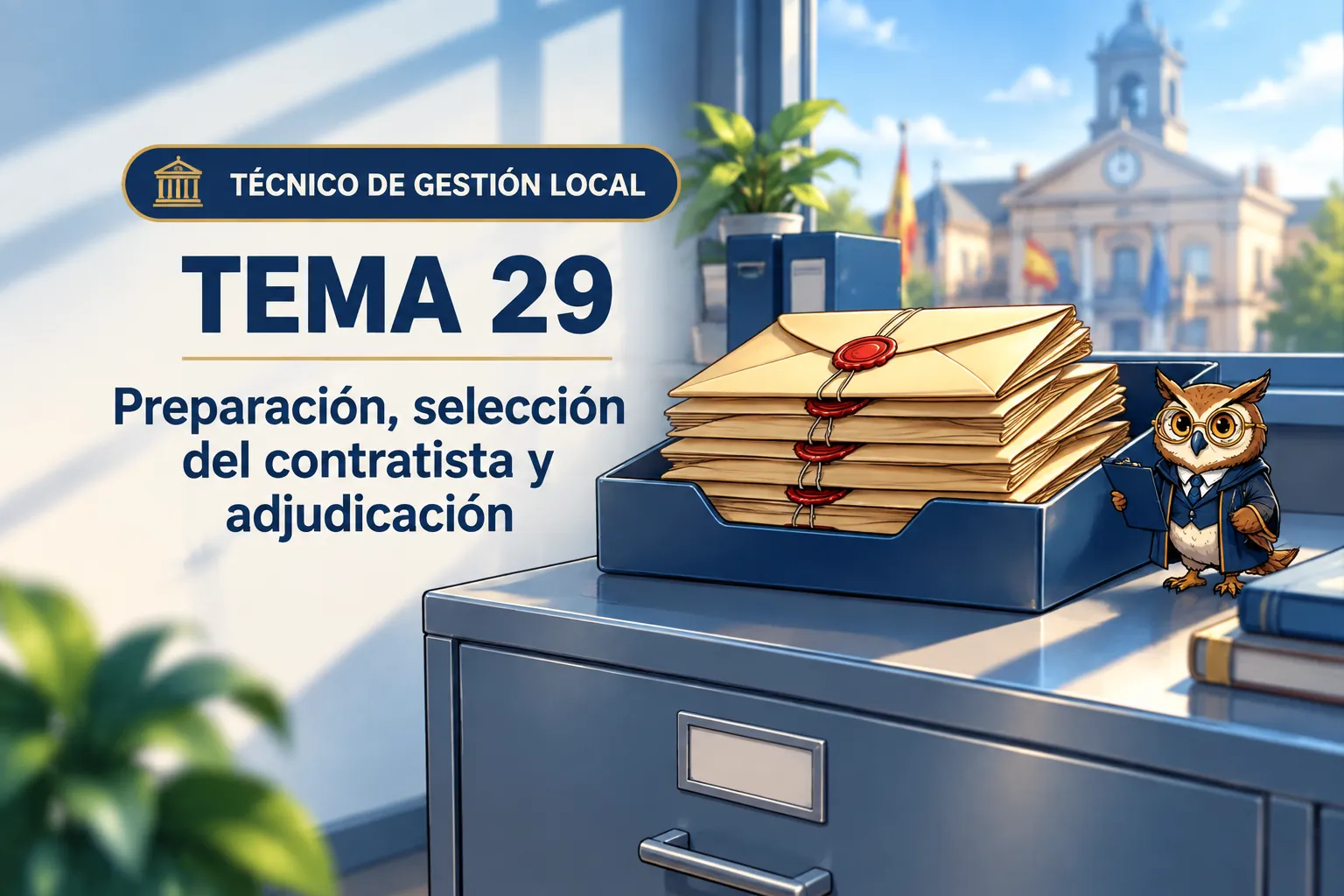 Miniatura del tema 29: Preparación, selección del contratista y adjudicación