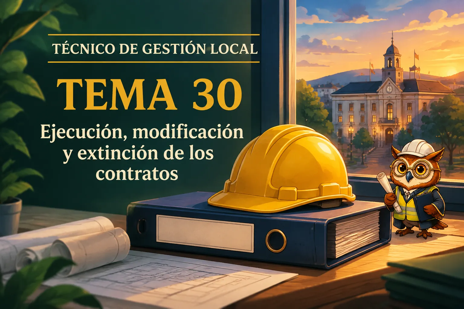 Miniatura del tema 30: Ejecución, modificación y extinción de los contratos