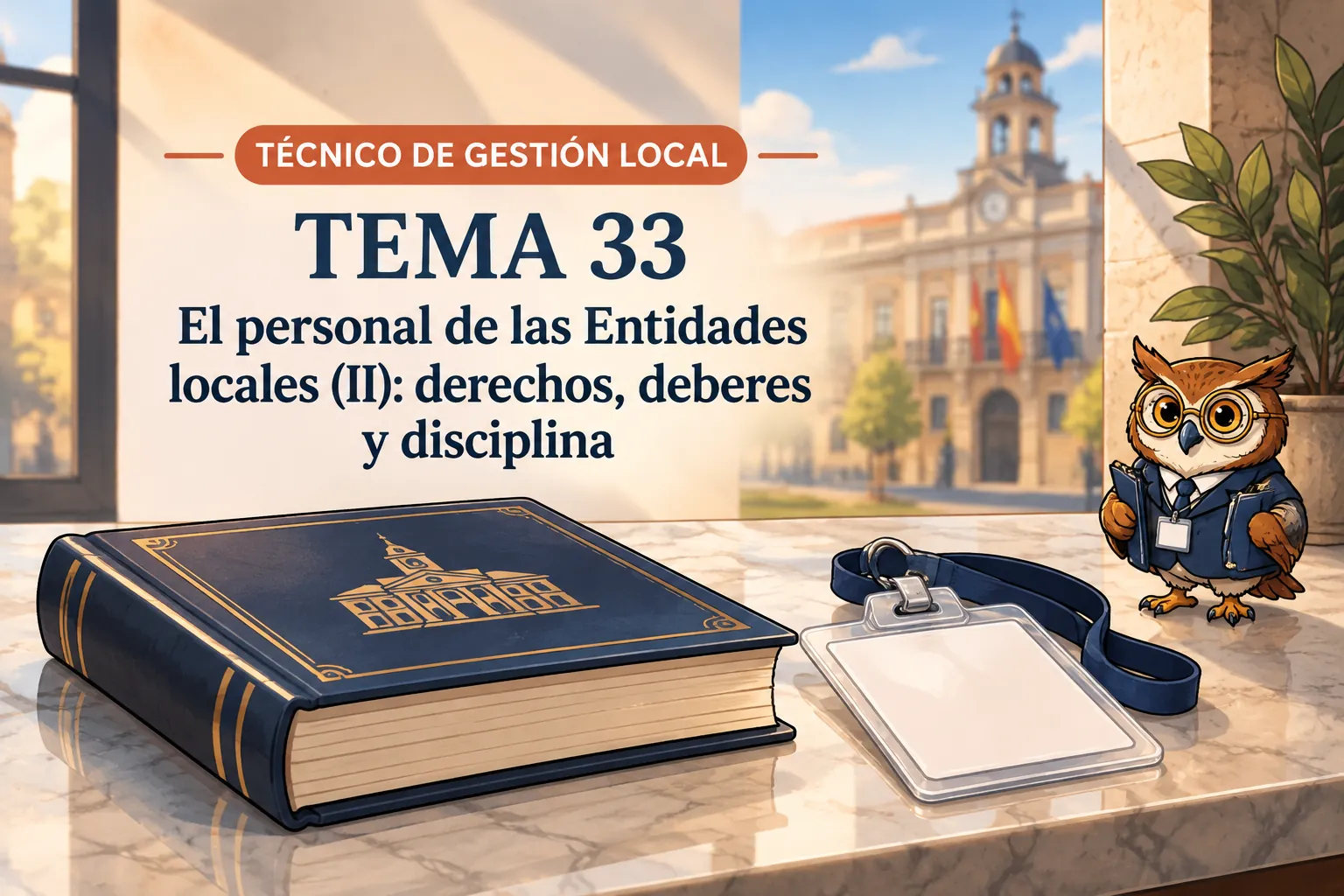 Miniatura del tema 33: El personal de las Entidades locales (II): derechos, deberes y disciplina
