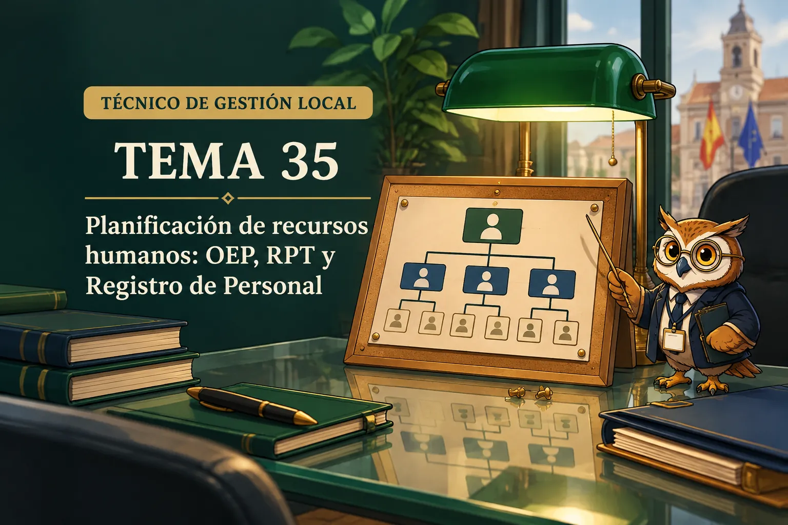 Miniatura del tema 35: Planificación de recursos humanos: OEP, RPT y Registro de Personal