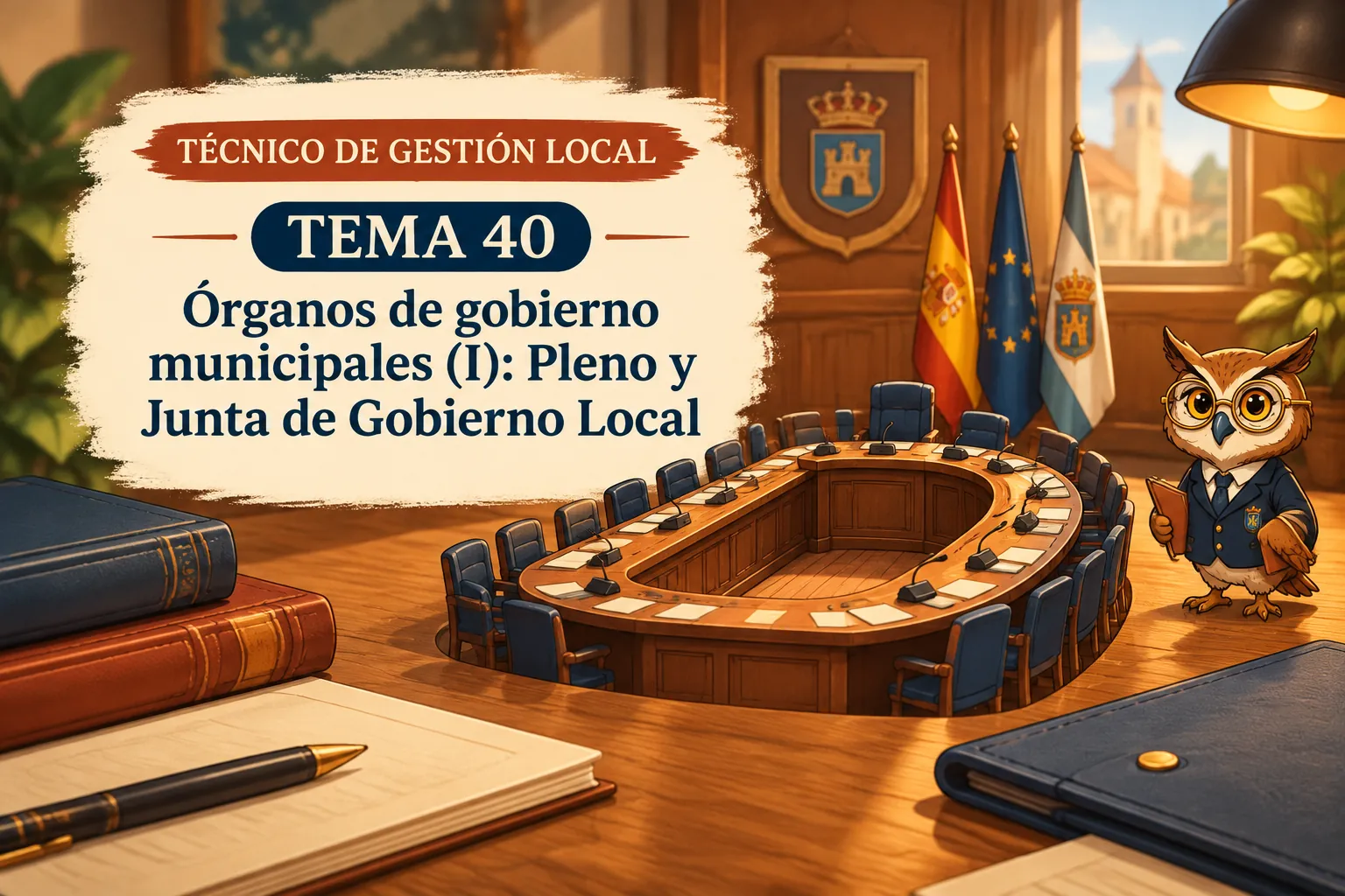 Miniatura del tema 40: Órganos de gobierno municipales (I): Pleno y Junta de Gobierno Local