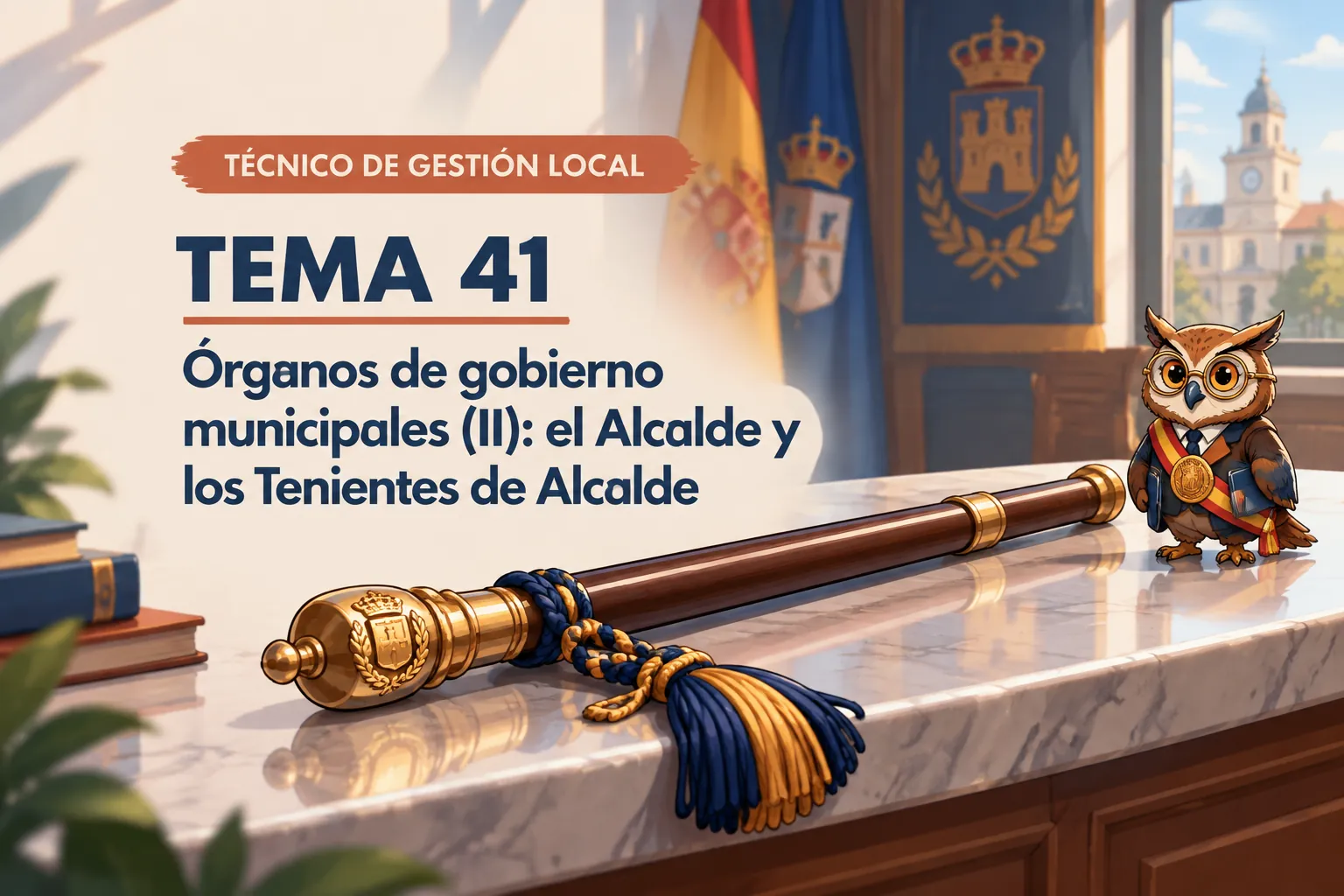 Miniatura del tema 41: Órganos de gobierno municipales (II): el Alcalde y los Tenientes de Alcalde