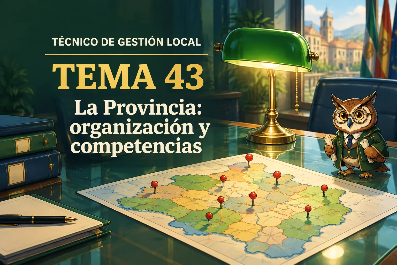 Miniatura del tema 43: La Provincia: organización y competencias