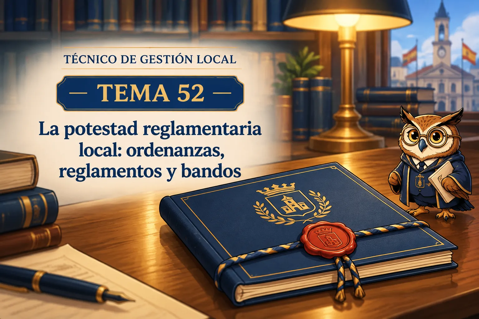Miniatura del tema 52: La potestad reglamentaria local: ordenanzas, reglamentos y bandos