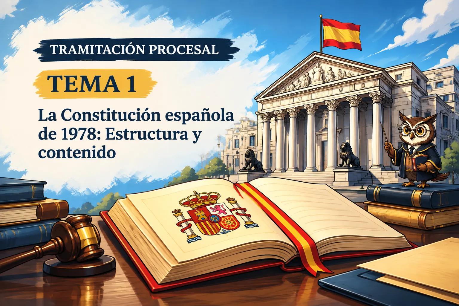 Miniatura del tema 1: La Constitución española de 1978: Estructura y contenido