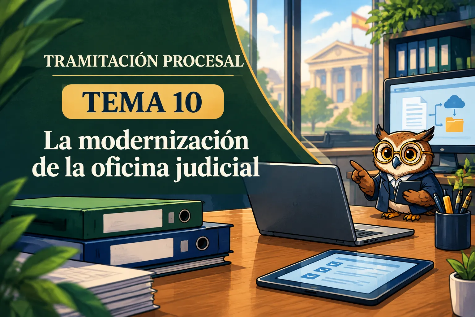 Miniatura del tema 10: La modernización de la oficina judicial