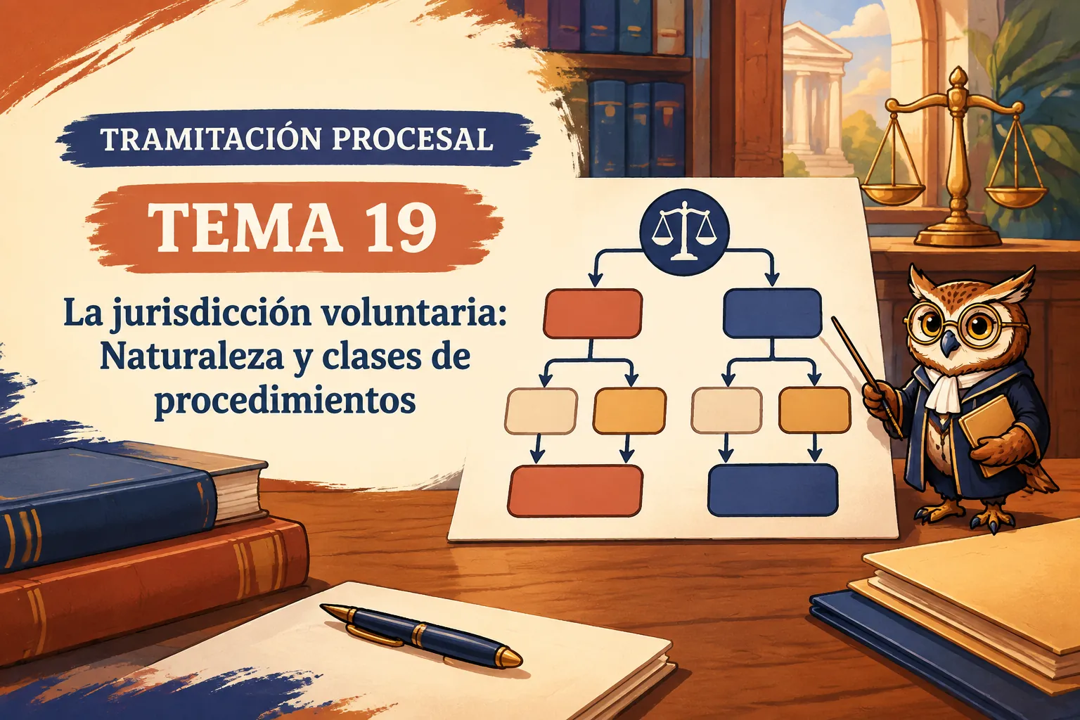 Miniatura del tema 19: La jurisdicción voluntaria: Naturaleza y clases de procedimientos