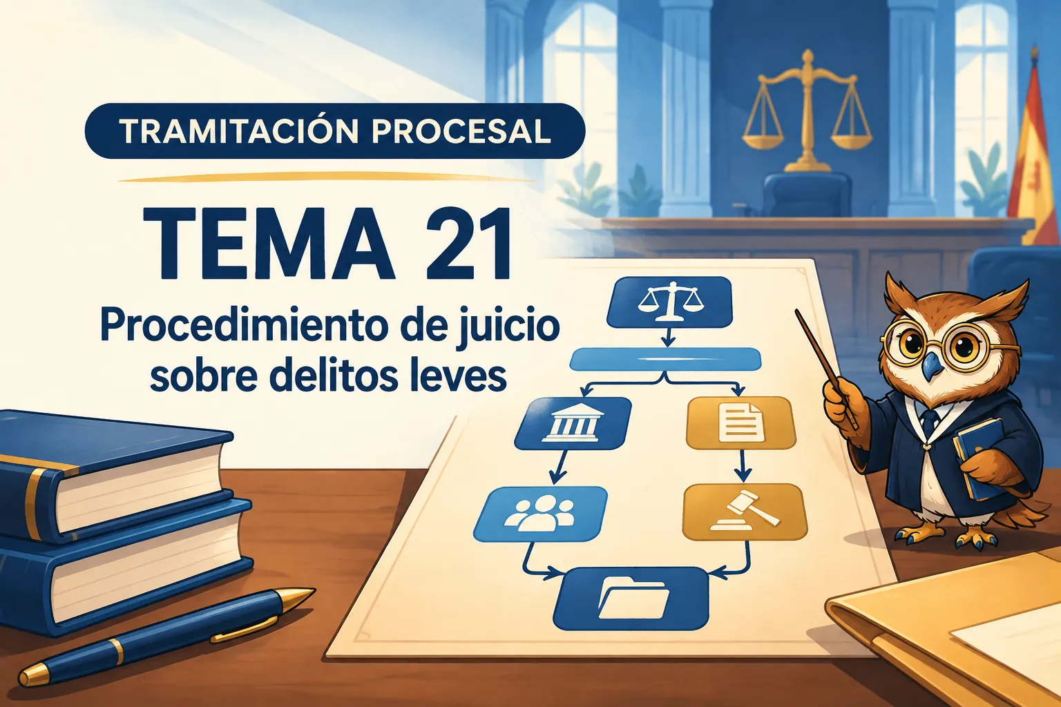 Miniatura del tema 21: Procedimiento de juicio sobre delitos leves