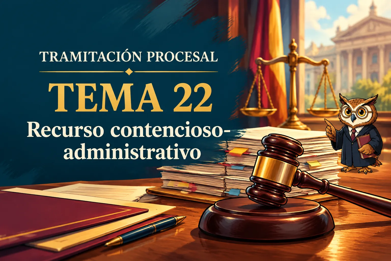 Miniatura del tema 22: Recurso contencioso-administrativo
