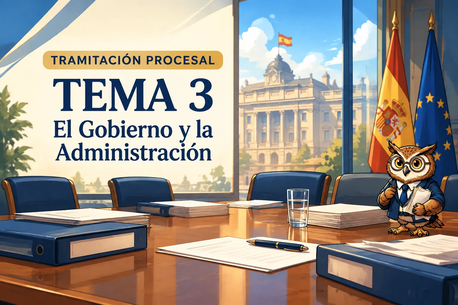 Miniatura del tema 3: El Gobierno y la Administración