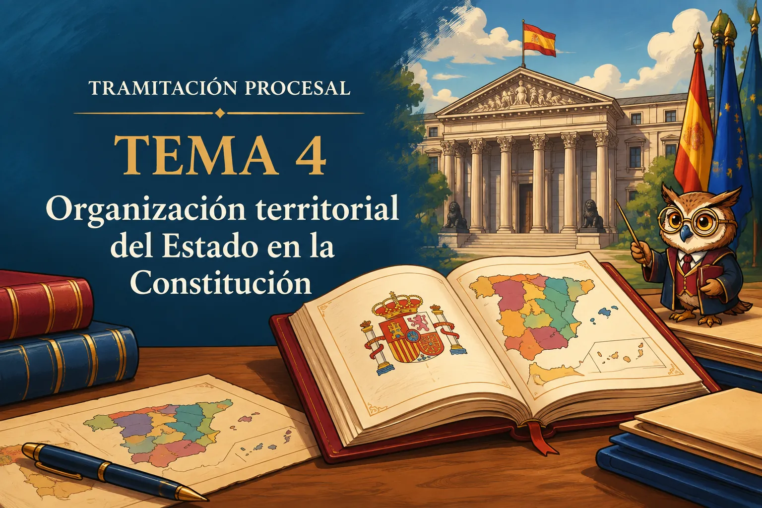 Miniatura del tema 4: Organización territorial del Estado en la Constitución