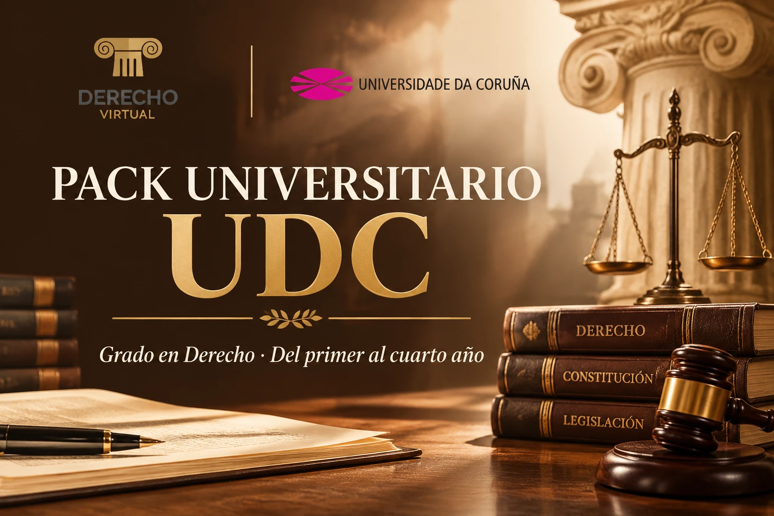 Pack universitario de Universidade da Coruña